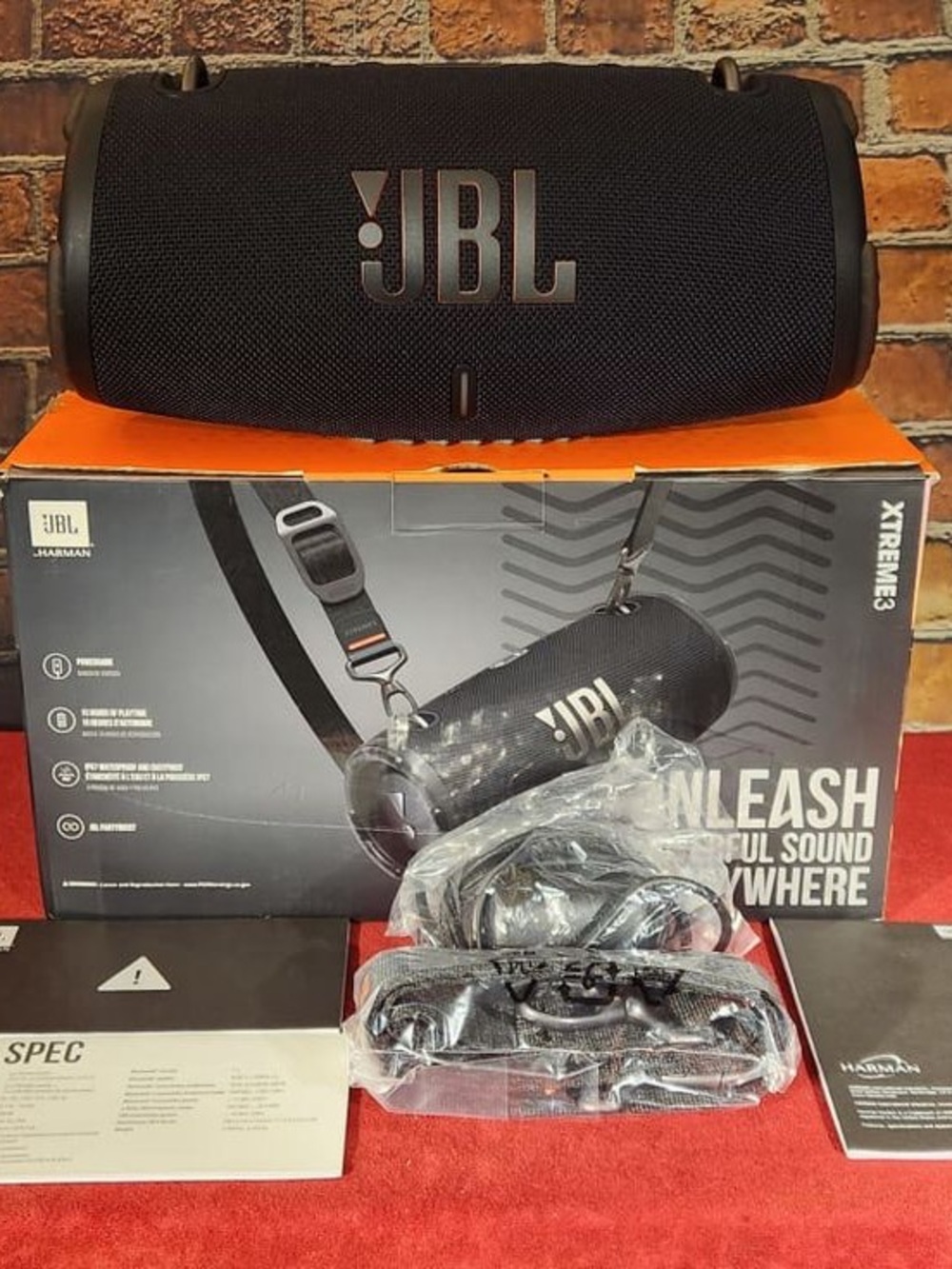 JBL Xtreme 3 Portable Bluetooth Speaker - blue